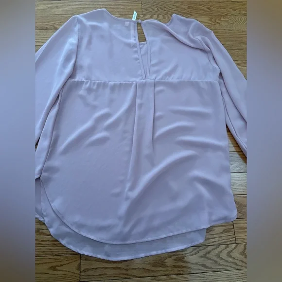 [S]Bellatrix Elegant Baby Pink Women's Blouse - Picture 5 of 8